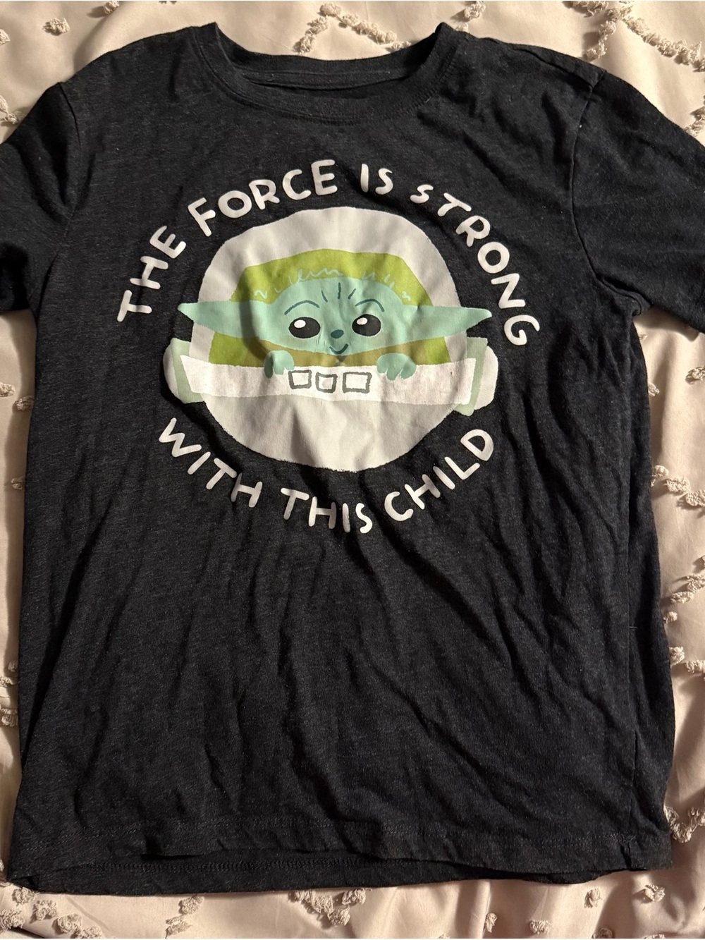The Child Graphic Tee - Black Kids Shirt